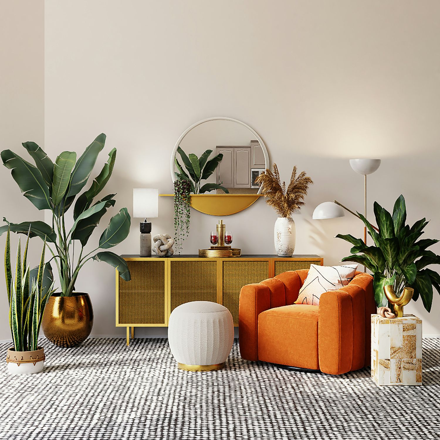  Tendências em alta na decoração de interiores: ambientes com natureza, arte, cores calmantes e tecnologia integrada.
